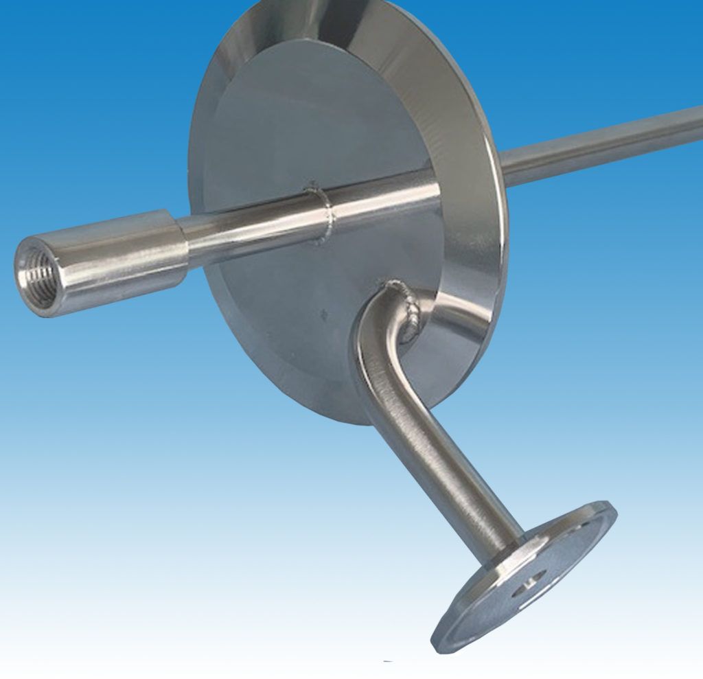 Spouted threaded plate